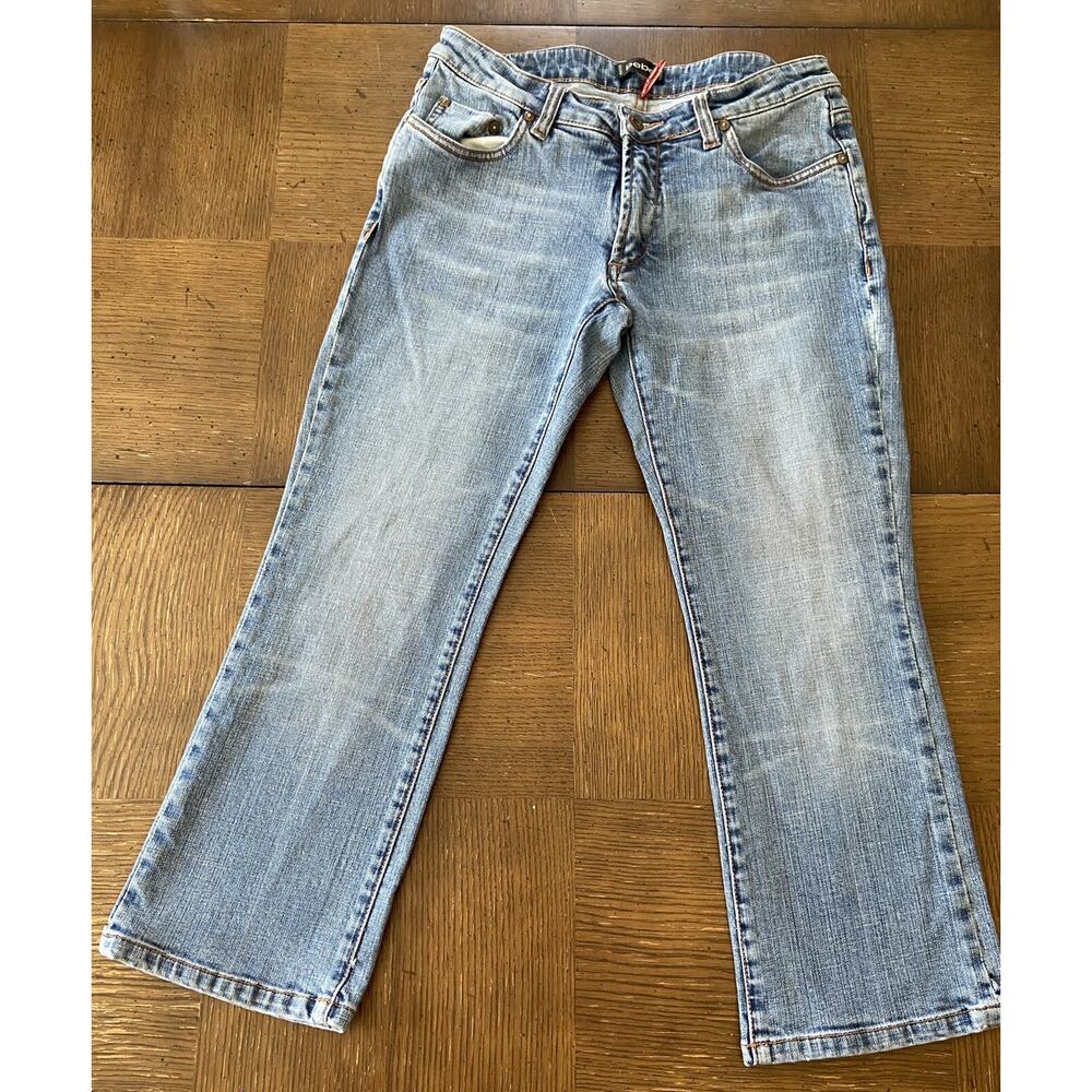 Bebe Size 28 Short Womens Adult Pants Jeans Blue Denim Casual Cotton